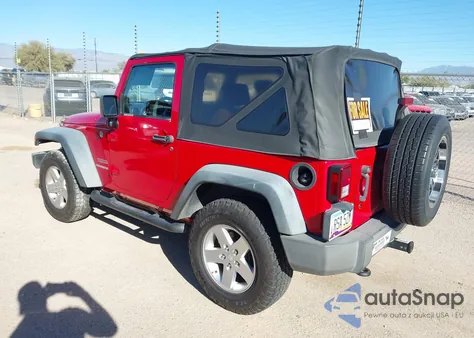2010 Jeep Wrangler Sport из США, поврежденный, VIN 1J4AA2D12AL135393